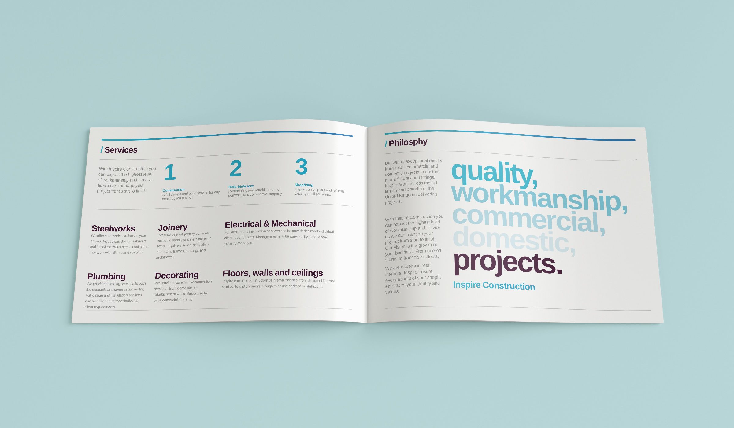 A5 Glossy brochure