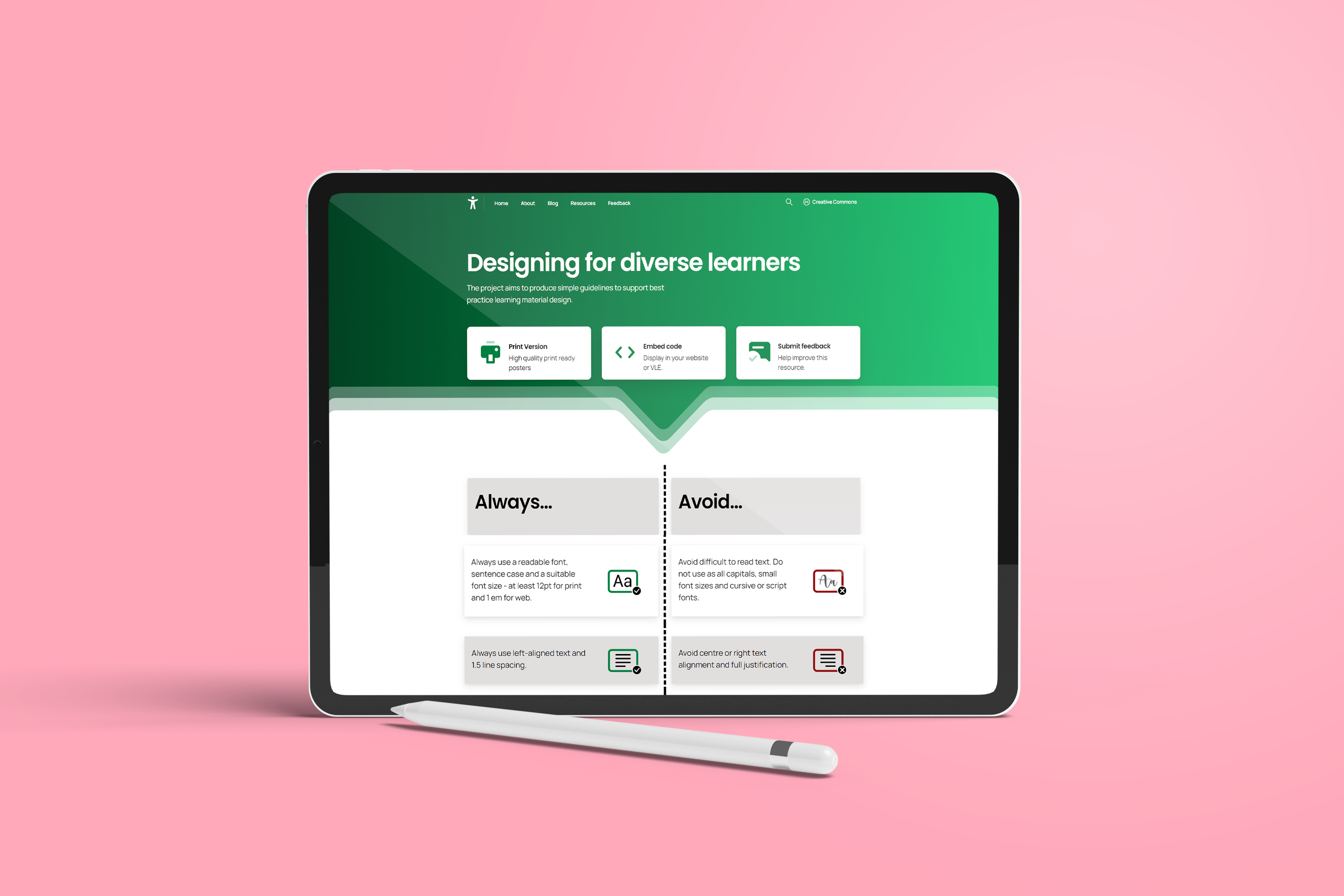Designing for diverse learners